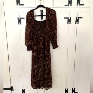 O.P.T. Smocked Maxi Dress